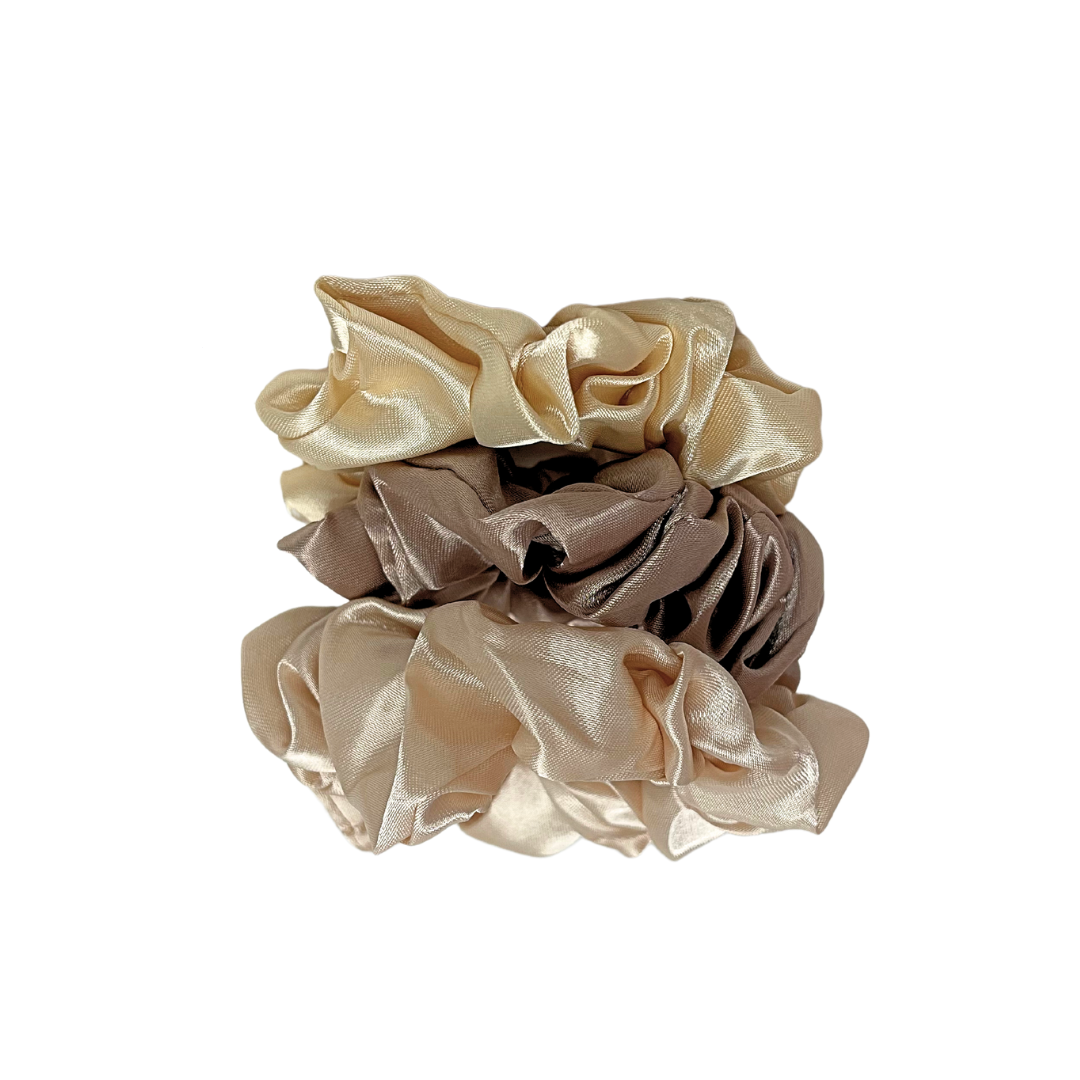 Cappuccino Ombre Scrunchie Set - Little C Land