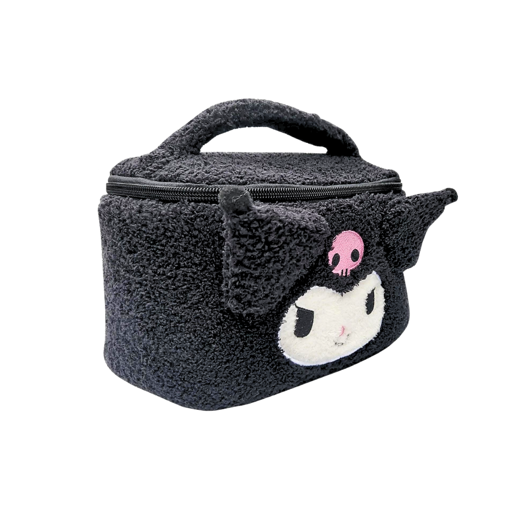 Kuromi Fuzzy Sanrio Makeup Bag - Little C Land