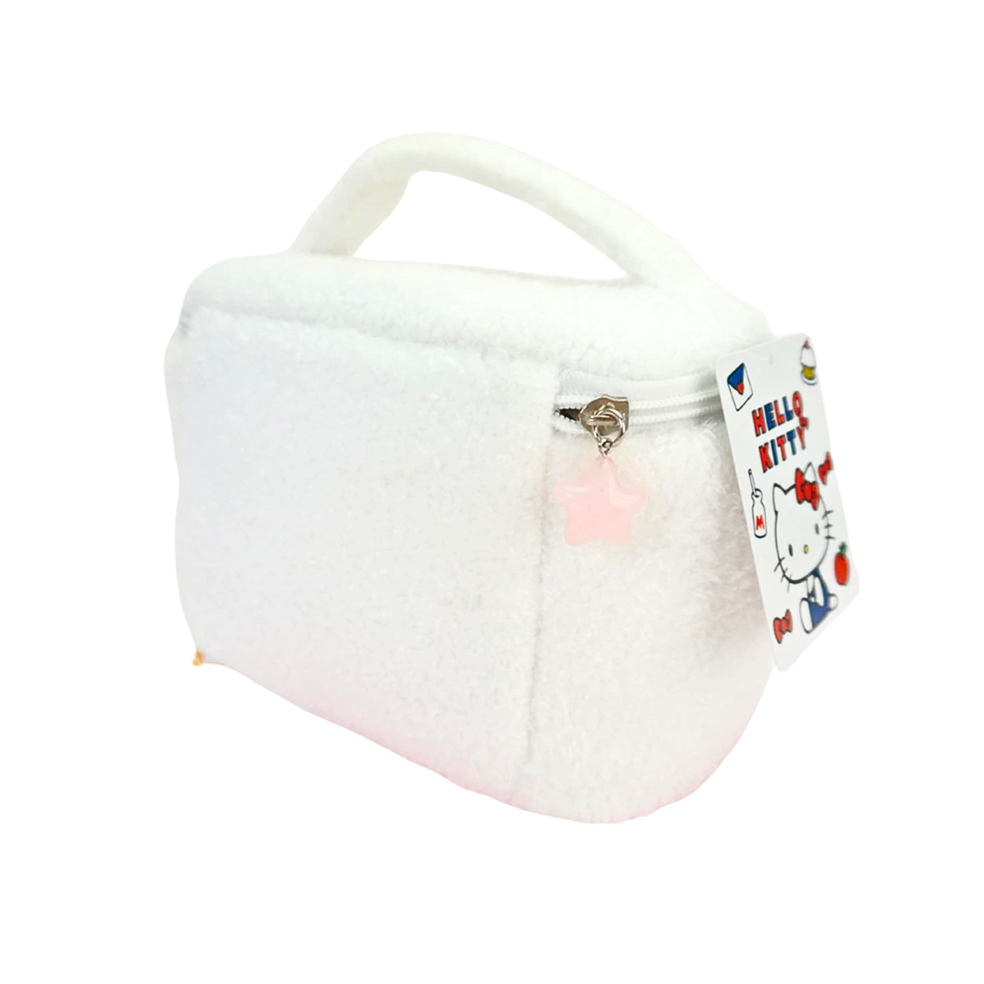 Hello Kitty Fuzzy Sanrio Makeup Bag - Little C Land