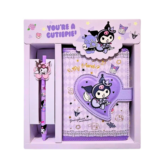 Kuromi Diary Notebook & Pen Set - Little C Land