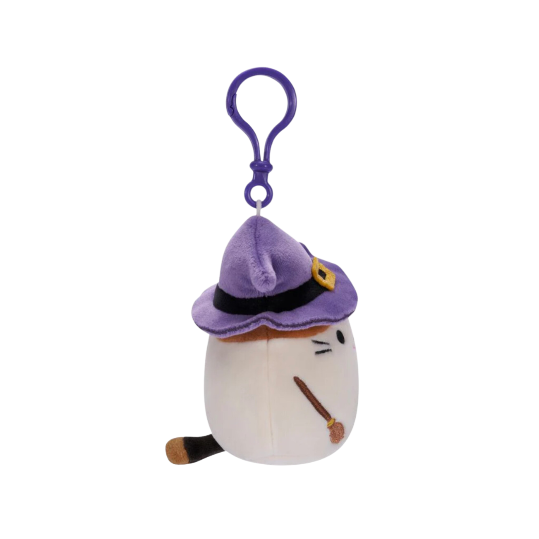 Squishmallows Original Halloween Cam the Witch Cat Keychain - Little C Land