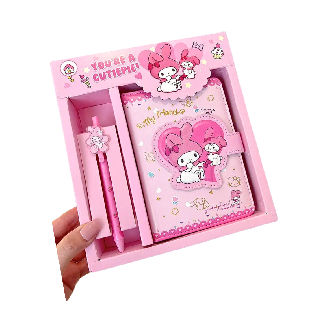 My Melody Diary Notebook & Pen Set - Little C Land