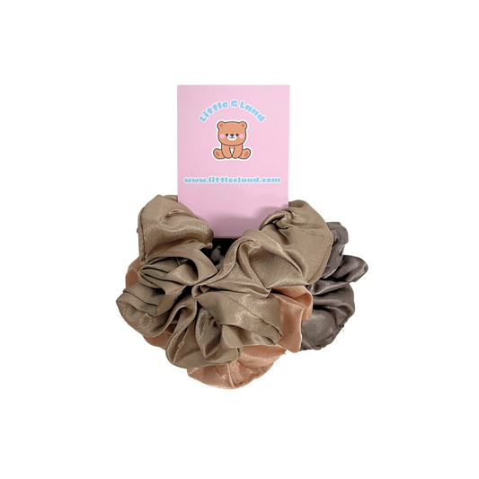 Chocolate Ombre Scrunchie Set - Little C Land