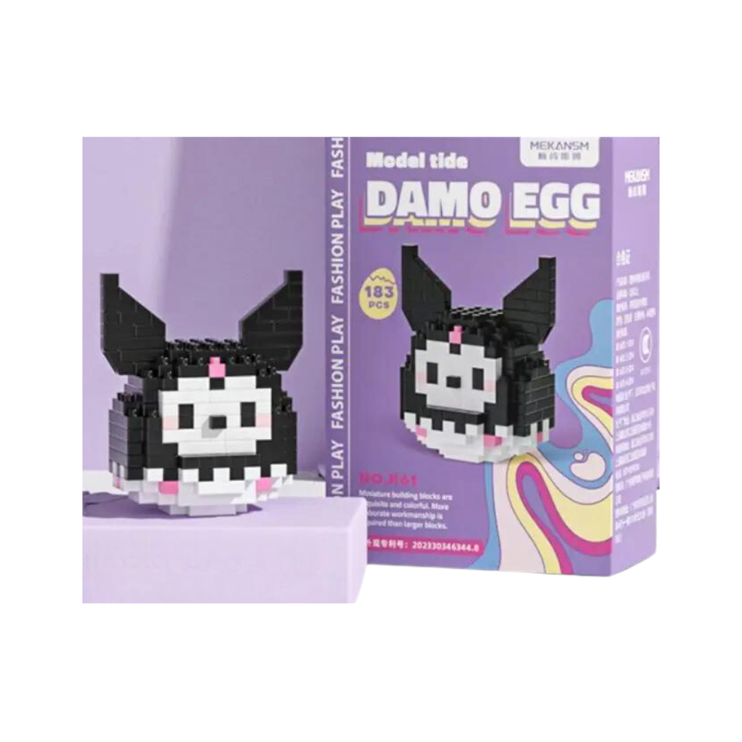 Kuromi Sanrio Damo Egg Building Block - Little C Land