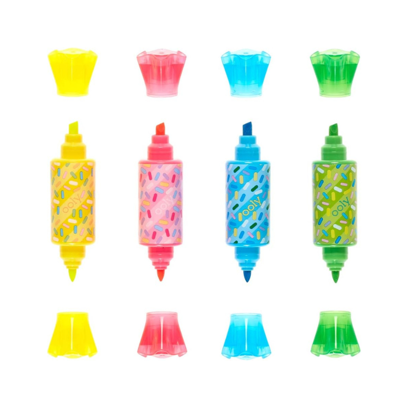 Ooly Sugar Joy Double Ended Scented Highlighters - Set of 4 - Little C Land