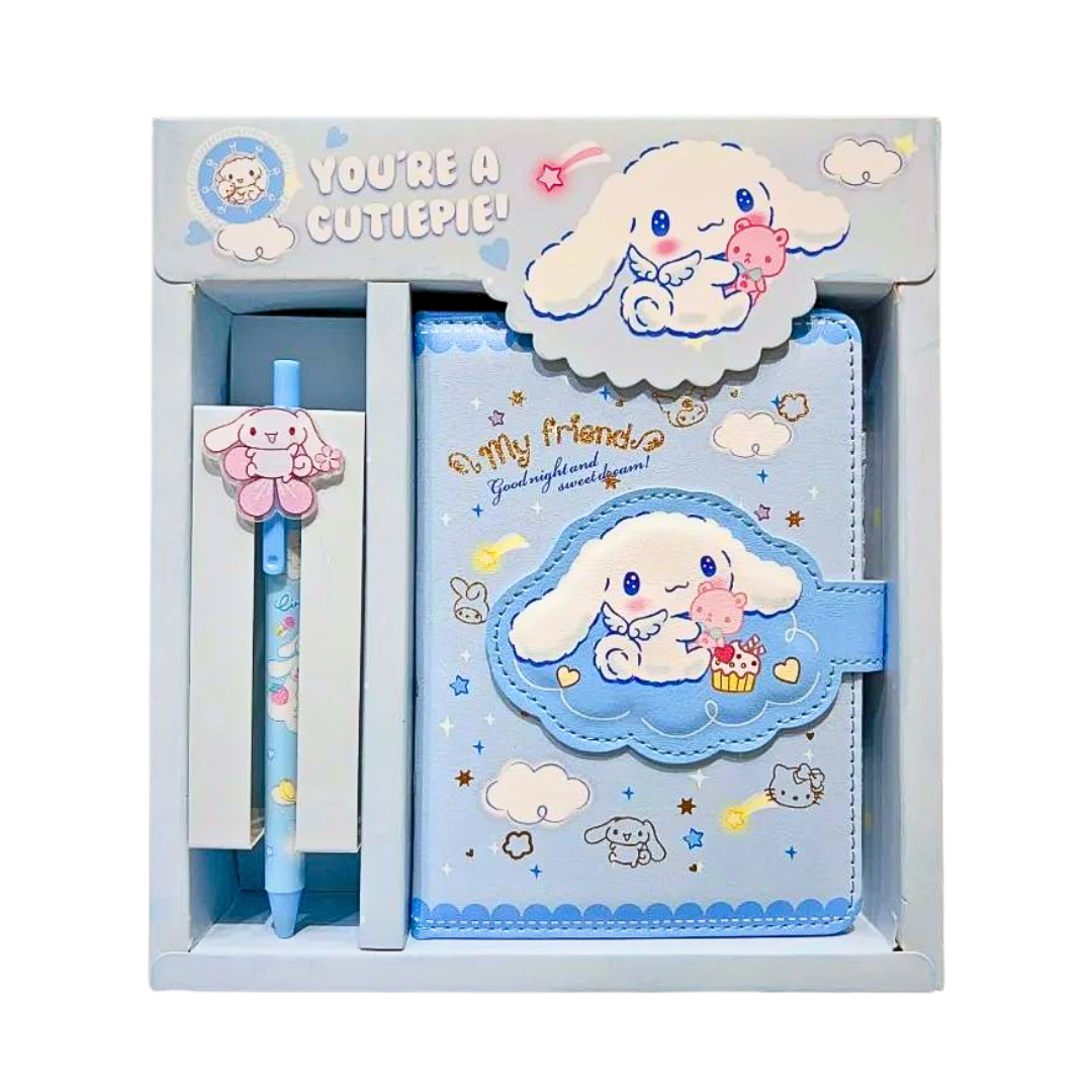 Cinnamoroll Diary Notebook & Pen Set - Little C Land