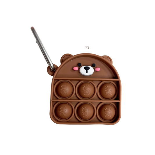 Brown Bear Pop-it Keychain - Little C Land