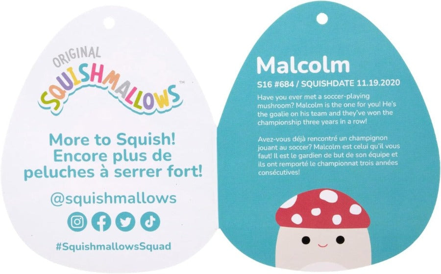 Squishmallows Original Malcolm The Mushroom - Little C Land