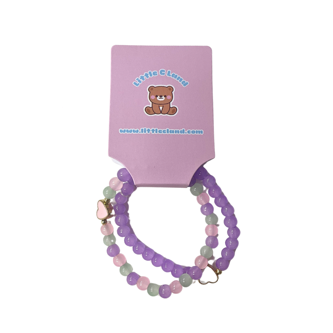 Best Friends Beaded Heart Bracelet - Little C Land