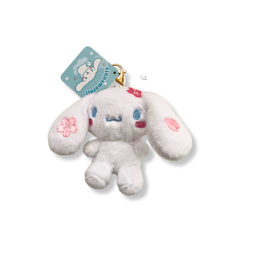 Cinnamoroll Sakura Blossom Sanrio Keychain - Little C Land