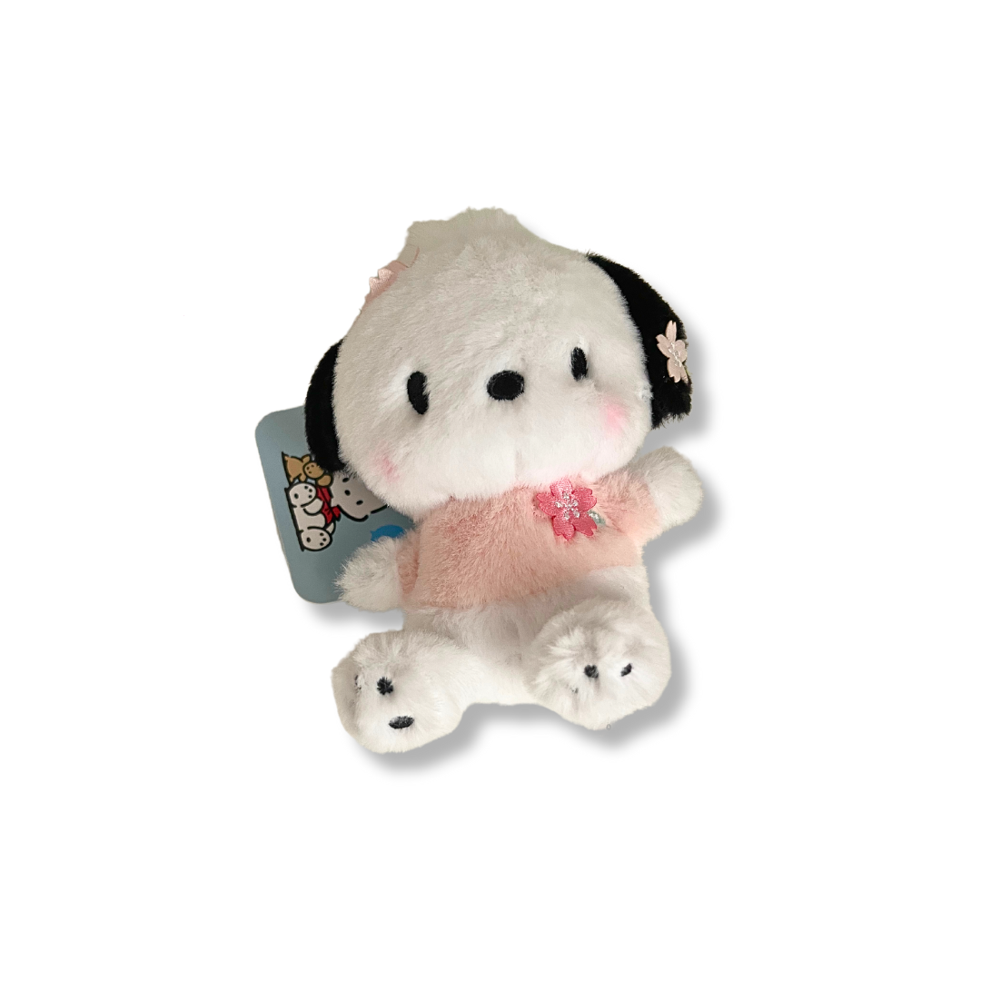 Pochacco Sakura Blossom Sanrio Keychain - Little C Land