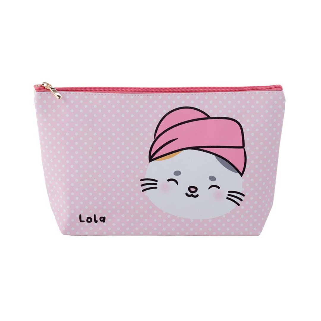 Adoramals Lola the Cat Large Makeup Bag - Little C Land