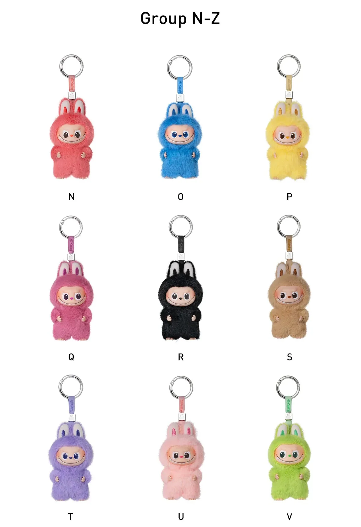 Pop Mart-The Monsters Labubu Pin For Love Series Plush Pendant Blindbox (A-M) little c land