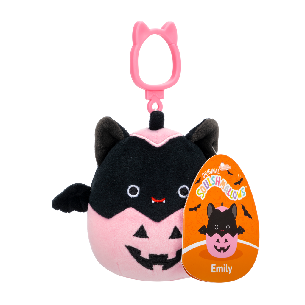 Squishmallows Halloween Emily the Bat Keychain- Little C Land