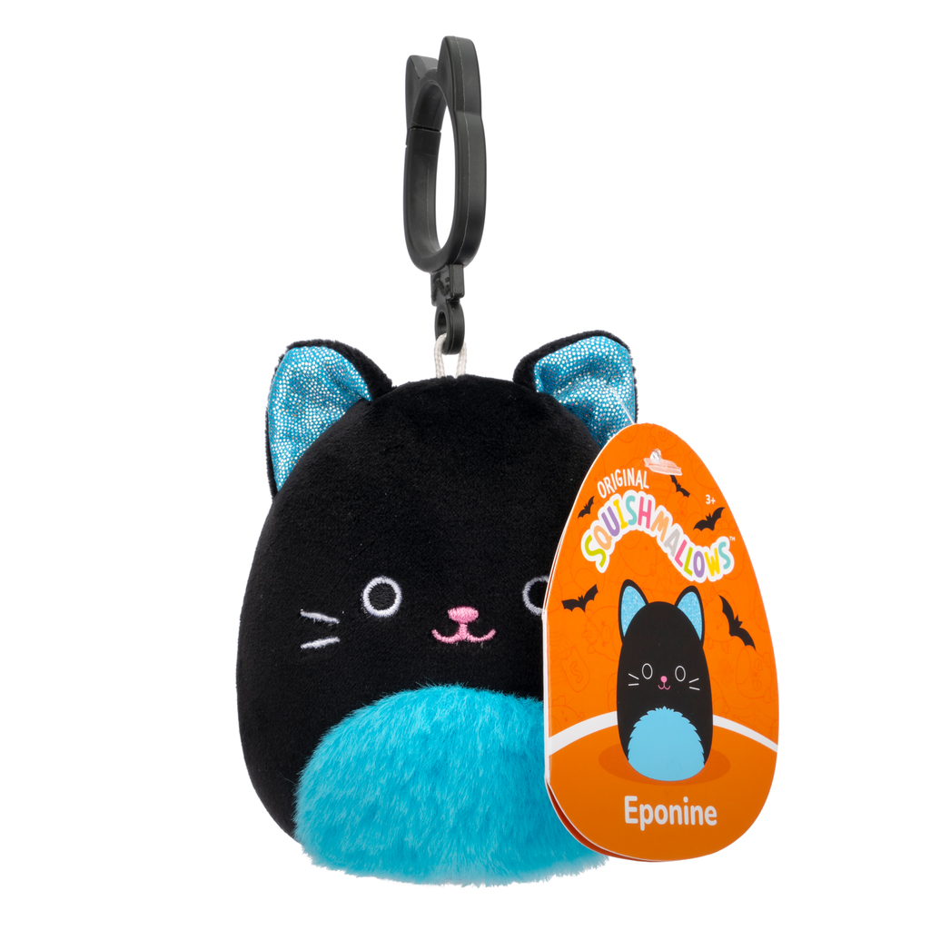 Squishmallows Halloween Eponine the Cat Keychain- Little C Land