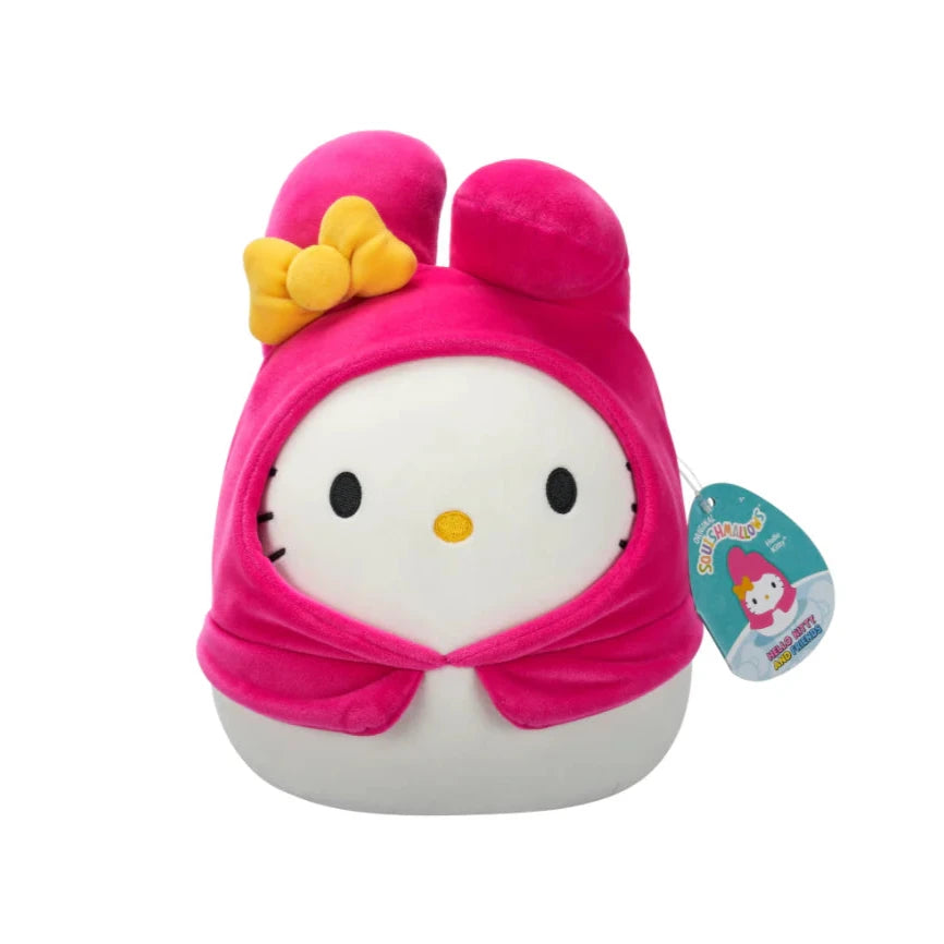Squishmallows Sanrio Hello Kitty in My Melody Hoodie