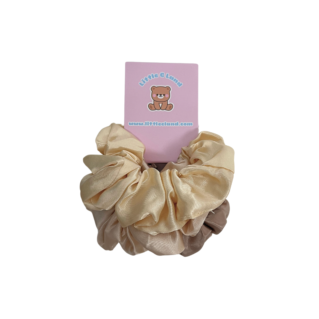 Cappuccino Ombre Scrunchie Set - Little C Land