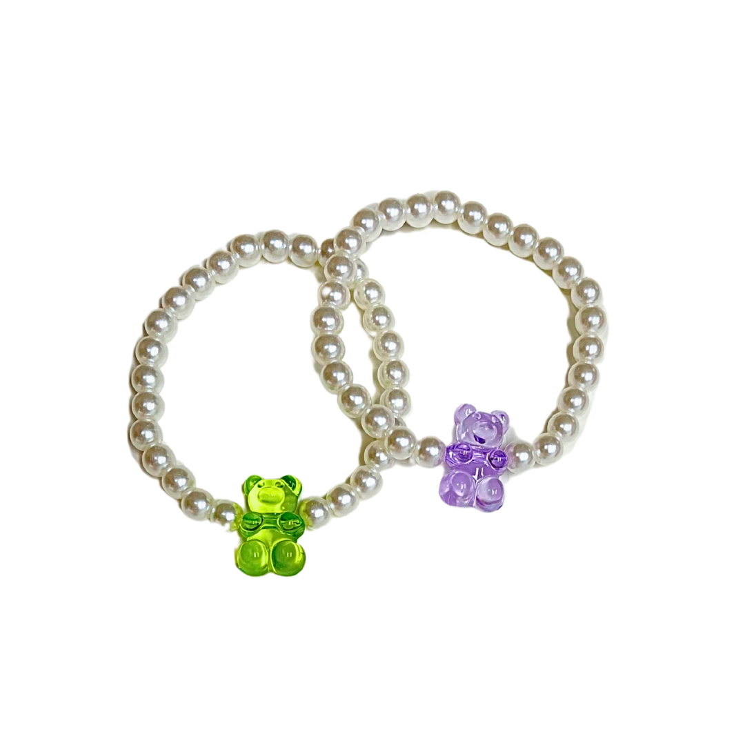 Gummy Bear Pearl Bracelets - Little C Land