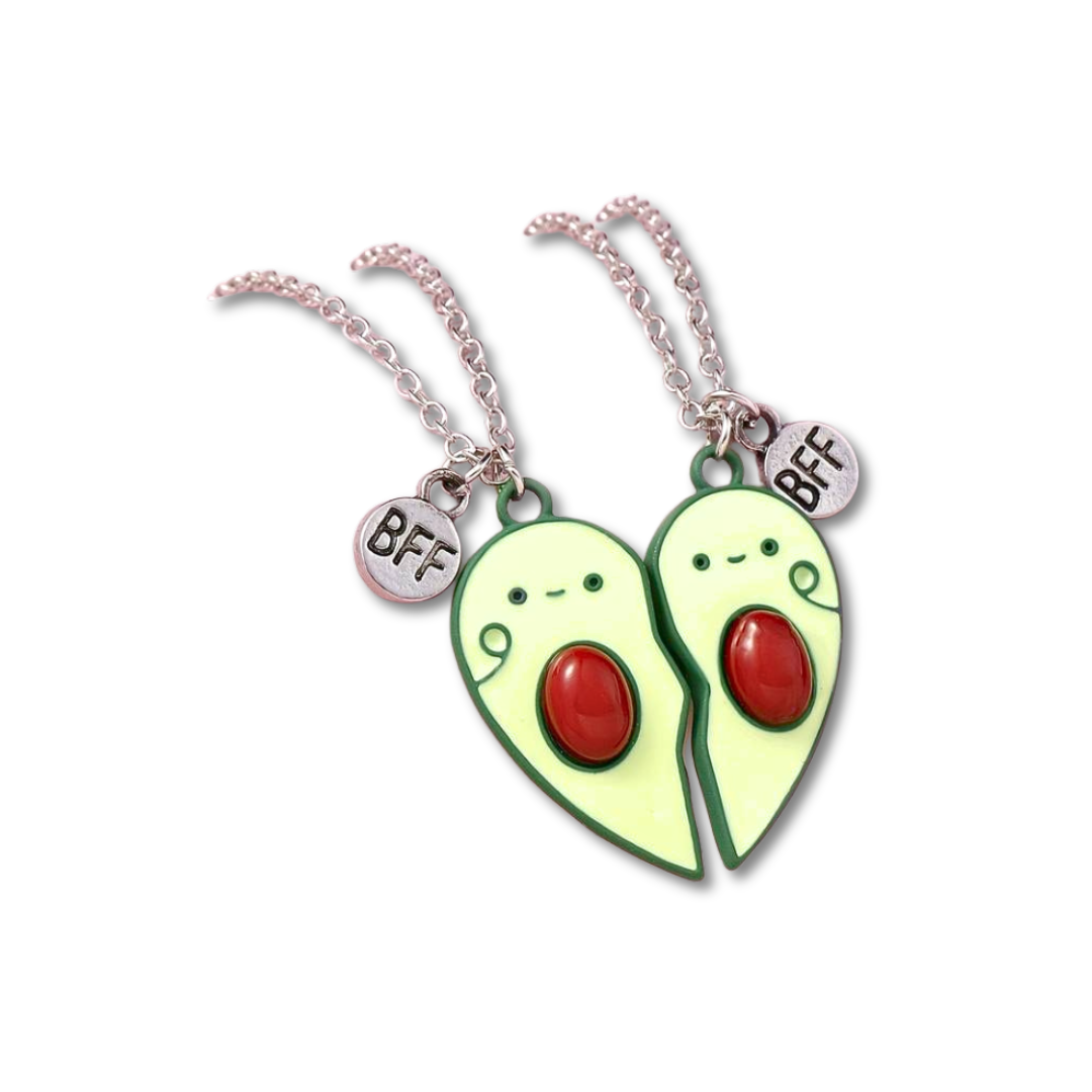 BFF Avocado Heart Necklace - Little C Land