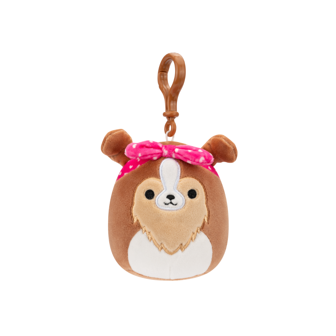 Squishmallows Andres The Sheltie Keychain - Little C Land