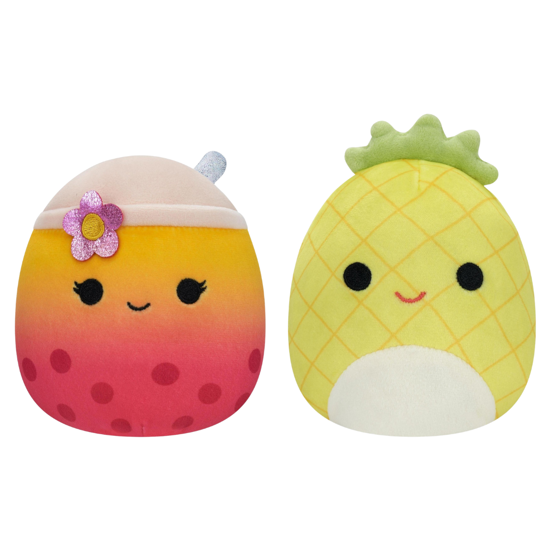 Squishmallows Flip-A-Mallow Bubble Tea & Pineapple - Little C Land