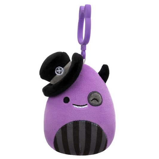 Squishmallows Halloween Earworm the Monster Keychain - little c land