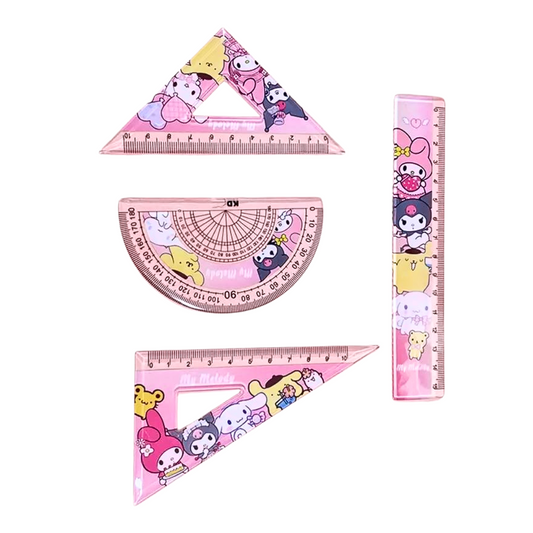 Sanrio & Friends Geometric Ruler Set - Little C Land