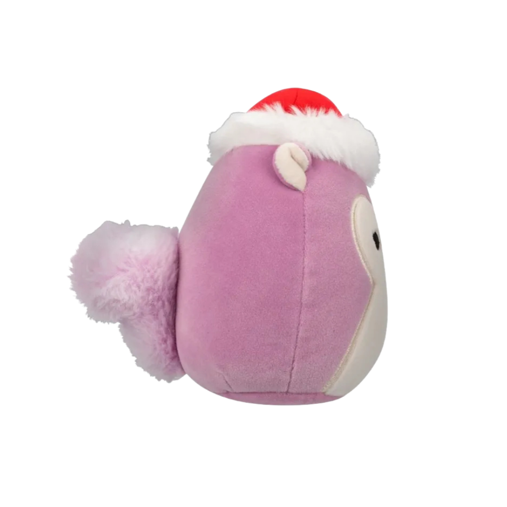 Squishmallows Alina the Squirrel with Santa Hat-3