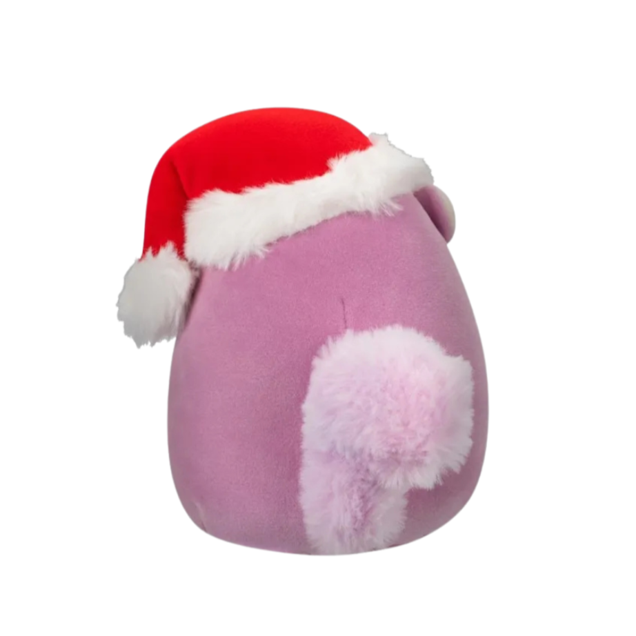 Squishmallows Alina the Squirrel with Santa Hat-4