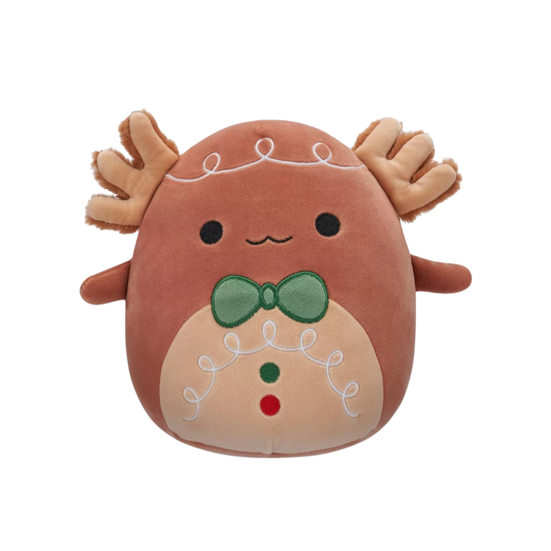 Squishmallows Den the Brown Axolotl Gingerbread