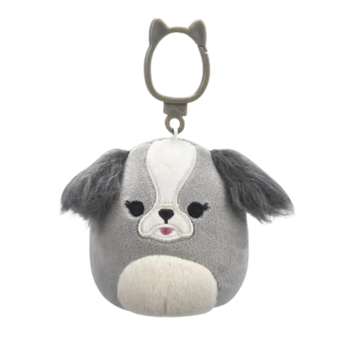 Squishmallows Malu the Shih-Tzu Keychain Clip