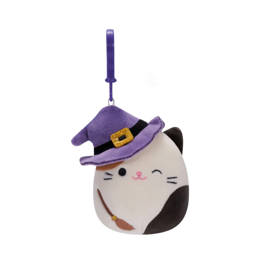 Squishmallows Halloween Cam the Witch Cat Keychain - Little C Land