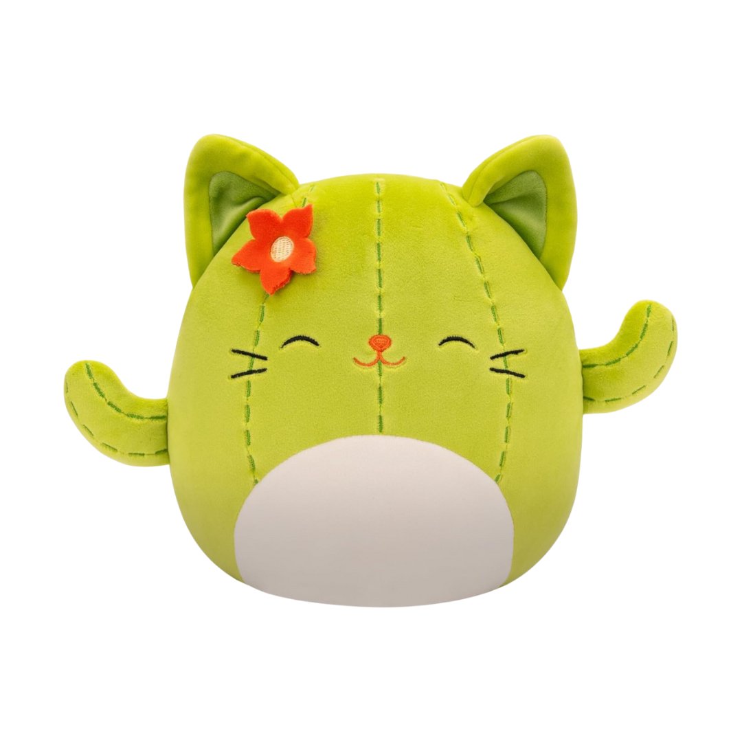 Squishmallows Original The Green Cactus Cat -Little C Land