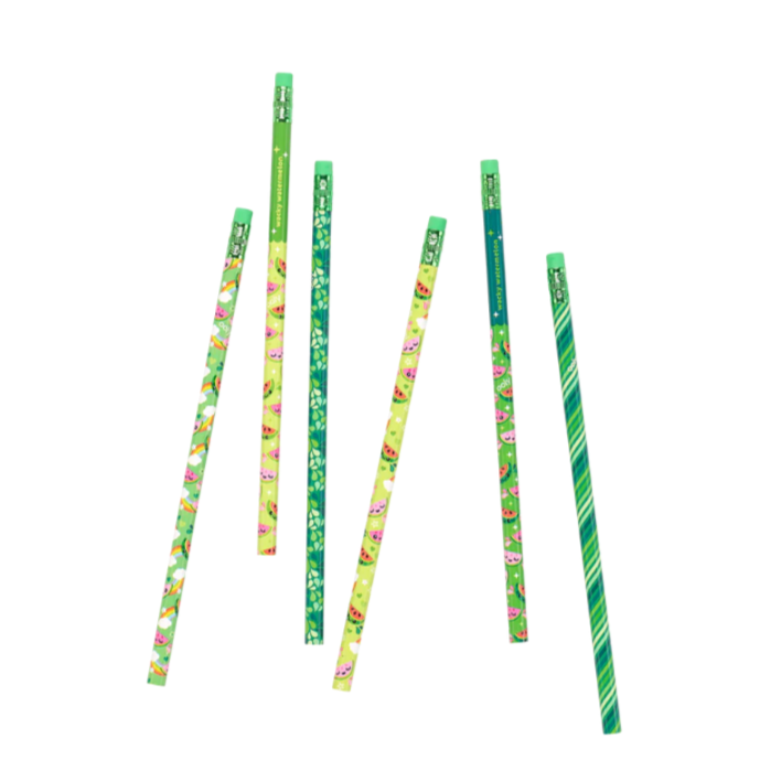 Ooly Lil Juicy Watermelon Scented Pencils - Set of 6 - Little C Land