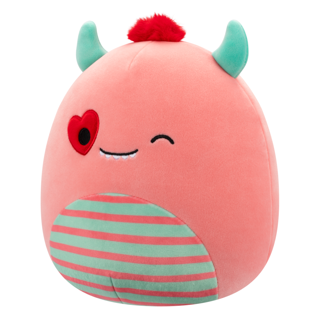 Squishmallows Valentines Willett the Peach Monster