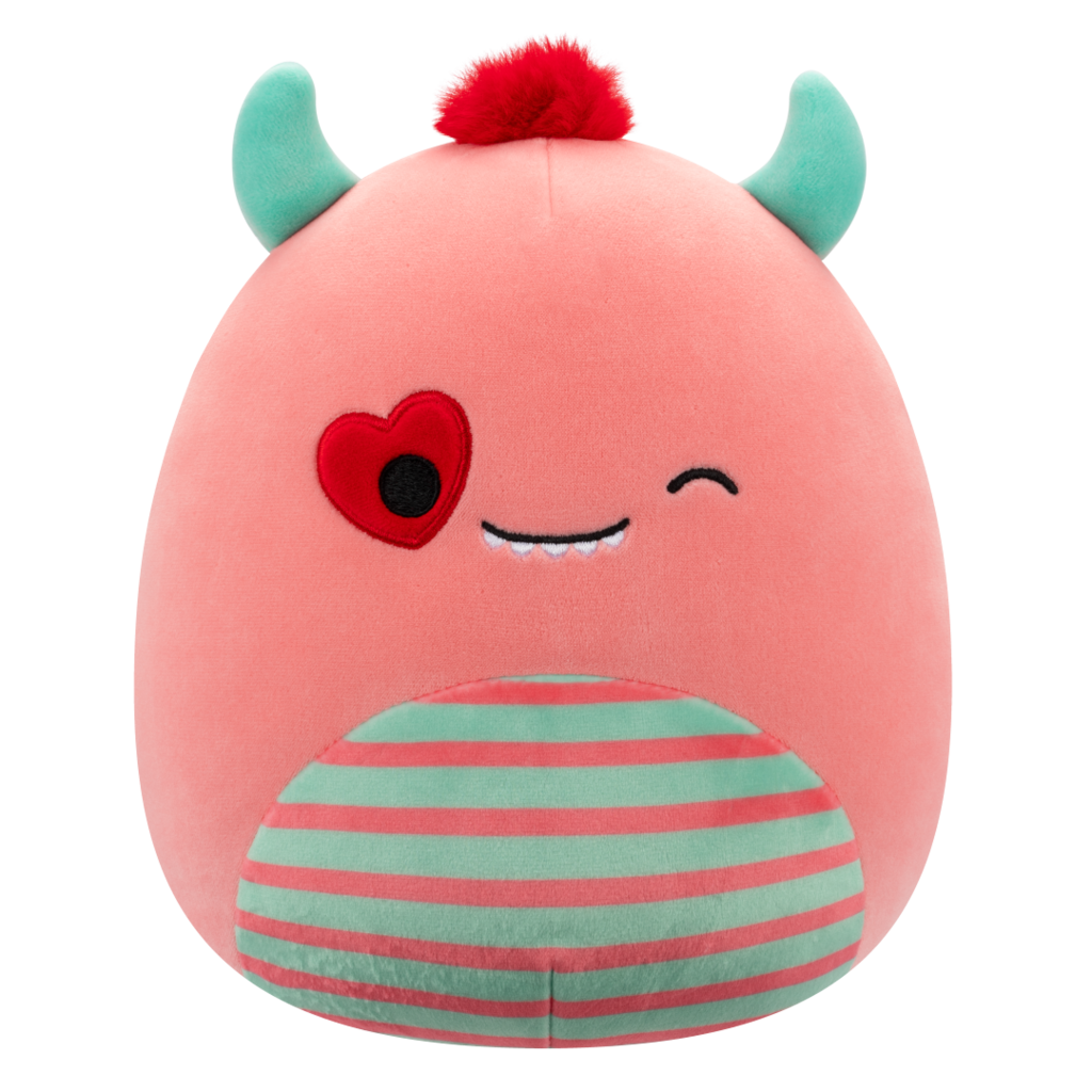 Squishmallows Valentines Willett the Peach Monster