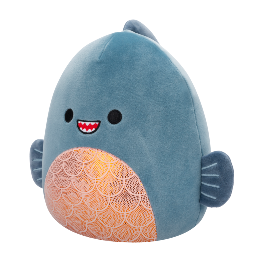 Squishmallows Kurtz the Grey Piranha-Little C Land