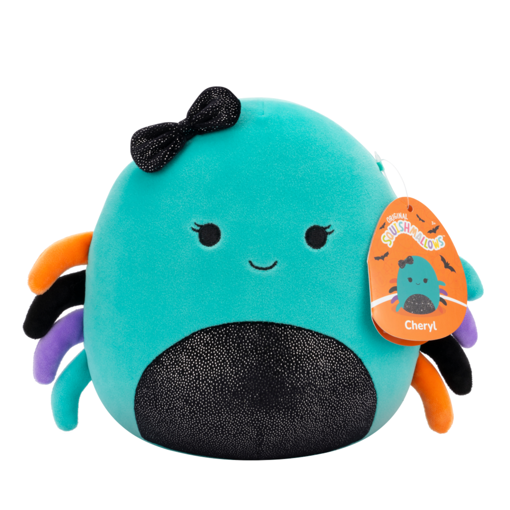 Squishmallows Halloween Cheryl the Spider with Bow - Little C Land