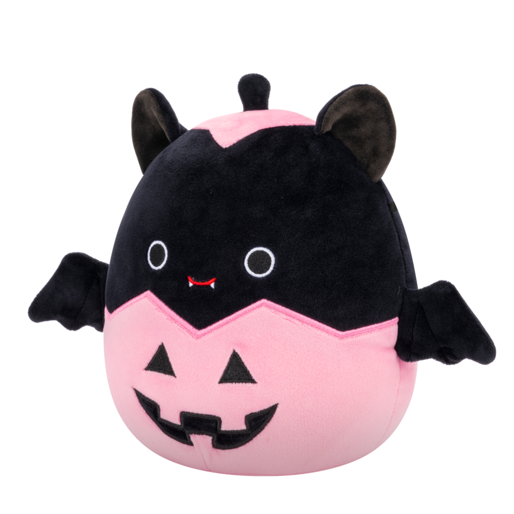 Squishmallows Halloween Emily the Bat in Pink Jack-O'-Lantern - Little C Land