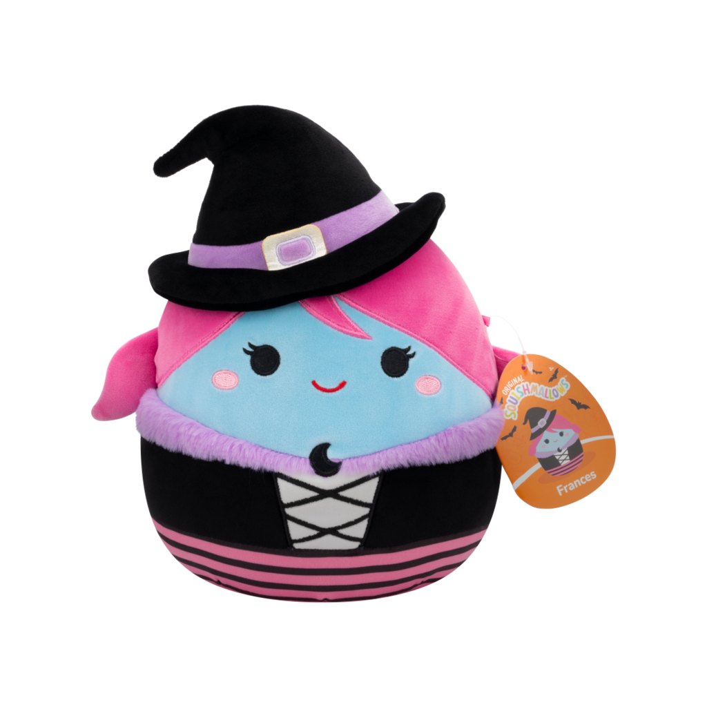 Squishmallows Halloween Frances the Blue Witch with Pink Hair-little c land