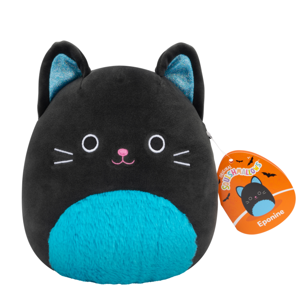 Squishmallows Halloween Eponine the Black Cat with Sparkle Ears-Little C Land