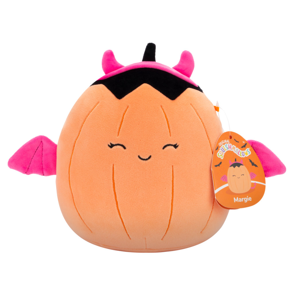 Squishmallows Halloween Margie the Pastel Orange Pumpkin Devil - Little C Land