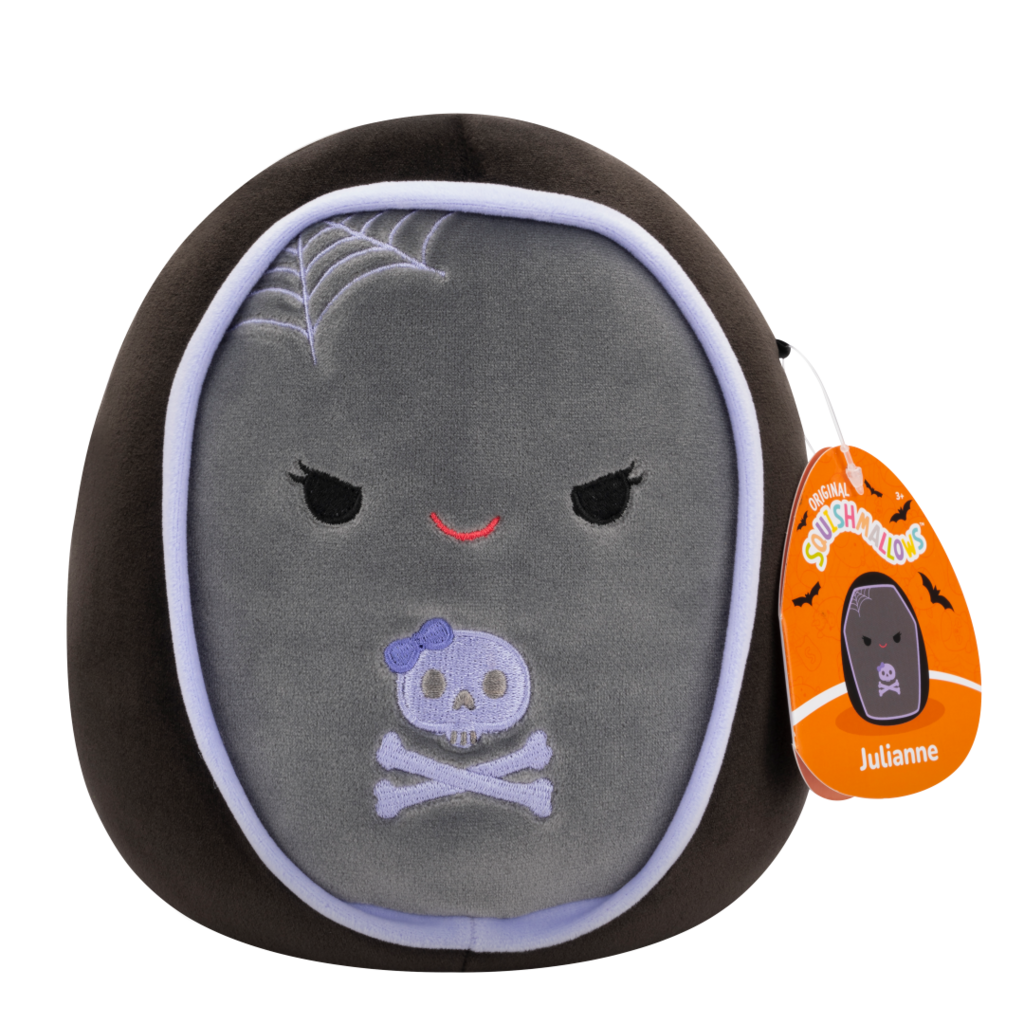 Squishmallows Halloween Julianne the Grey Coffin -Little C Land