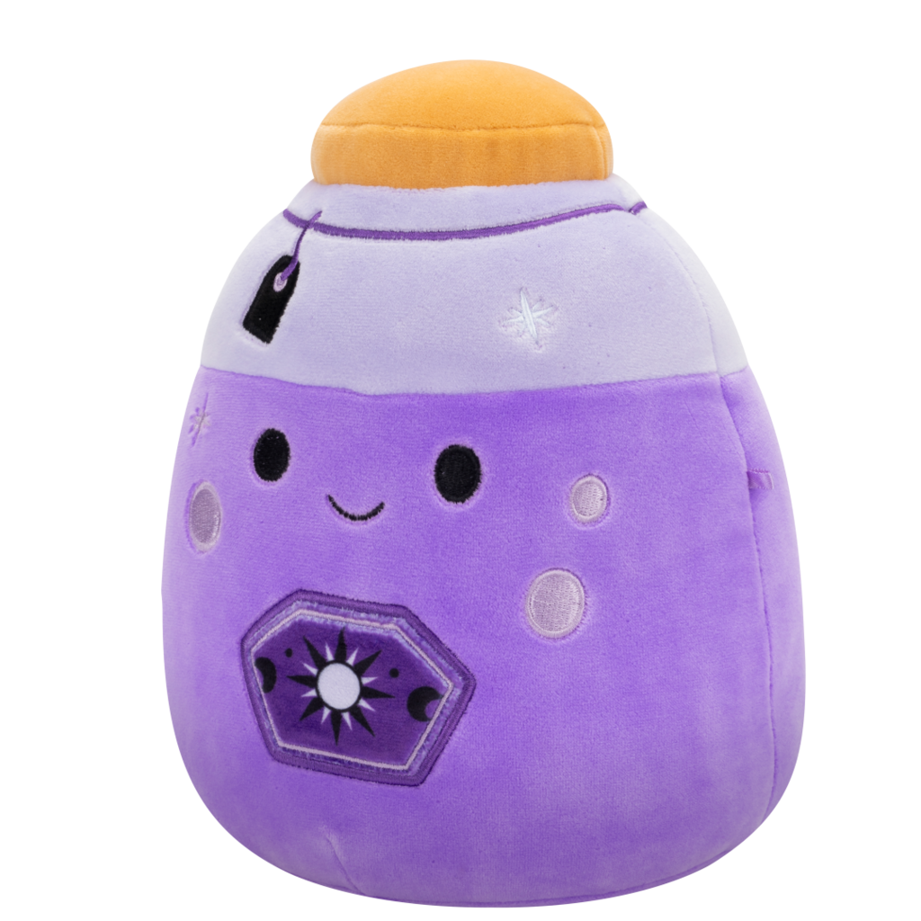 Squishmallows Halloween Kensington the Neon Purple Potion Bottle -Little C Land