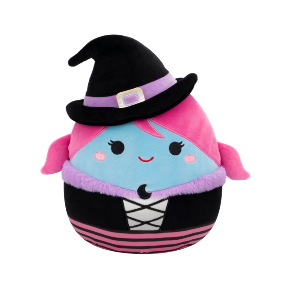 Squishmallows Halloween Frances the Blue Witch with Pink Hair-little c land