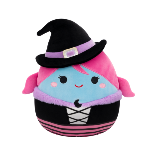 Squishmallows Halloween Frances the Blue Witch with Pink Hair-little c land