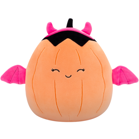 Squishmallows Halloween Margie the Pastel Orange Pumpkin Devil - Little C Land