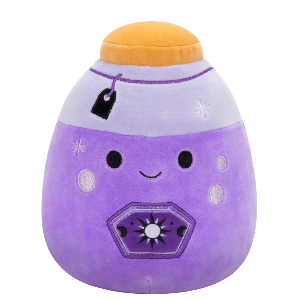 Squishmallows Halloween Kensington the Neon Purple Potion Bottle -Little C Land