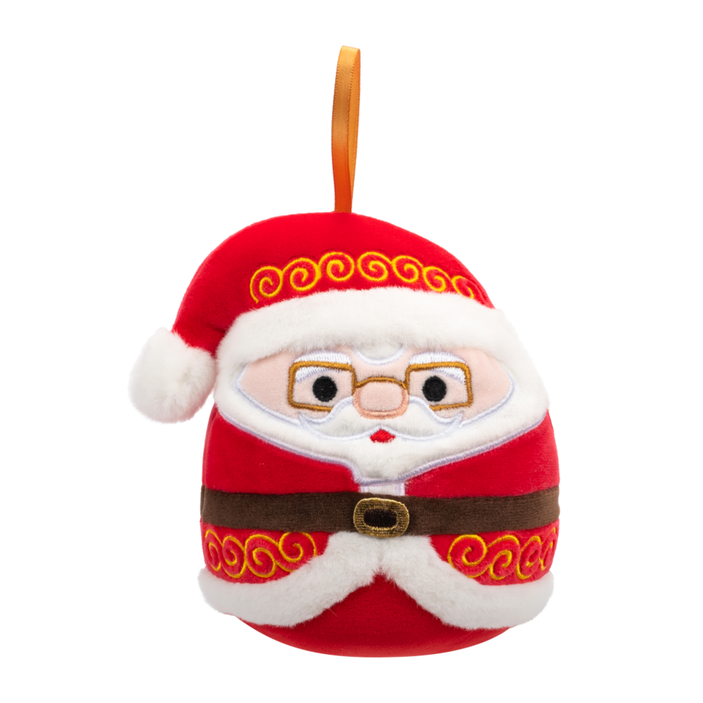 Squishmallows Nick the Santa Christmas Ornament