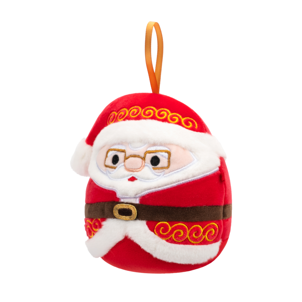 Squishmallows Nick the Santa Christmas Ornament